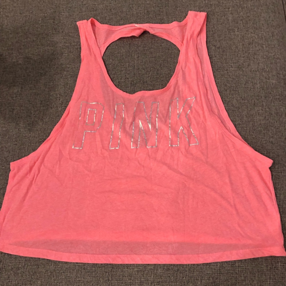 Pink crop top